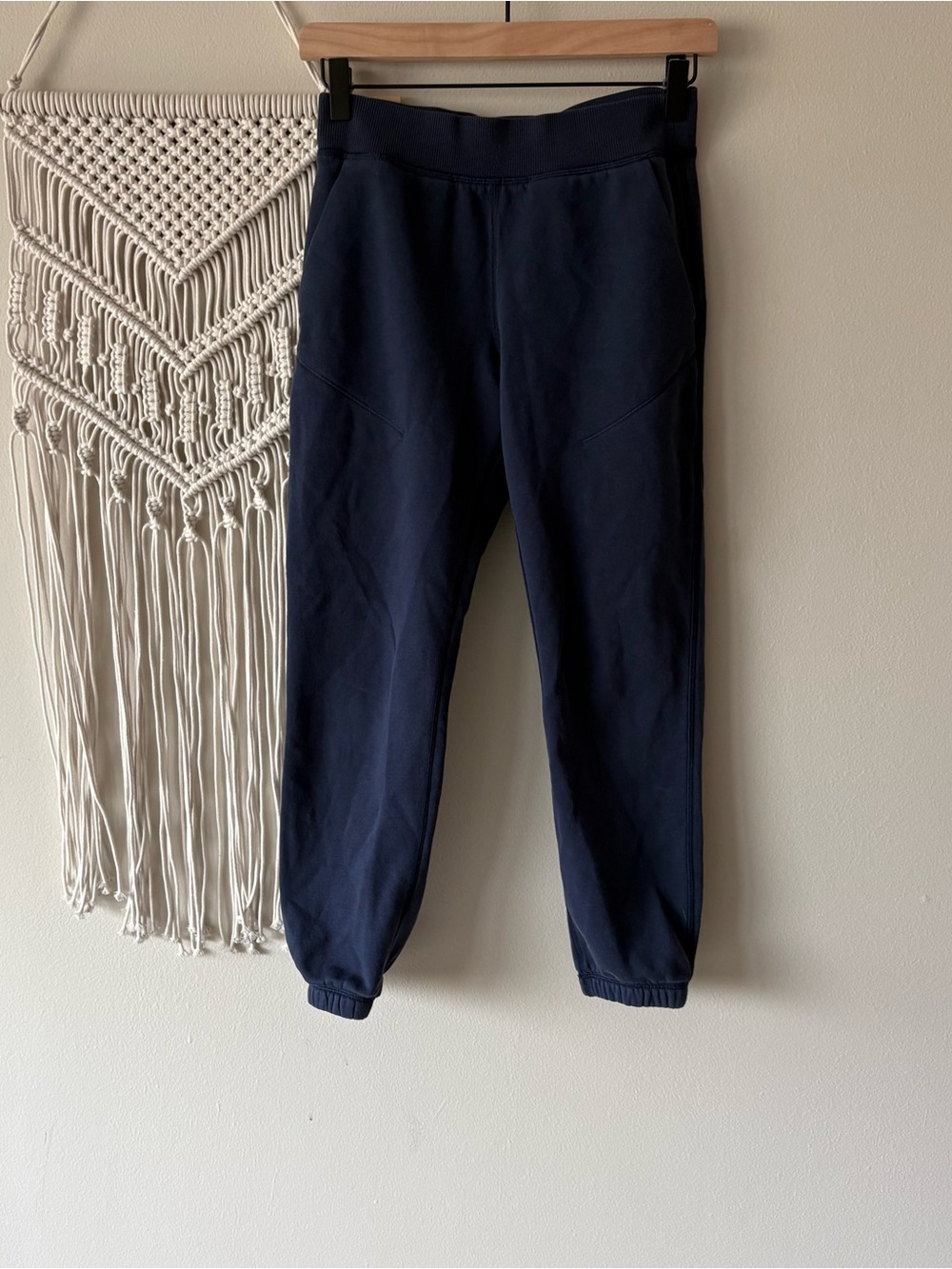 Ivivva by Lululemon Dark Navy Ribbed Waistband Sweatpants